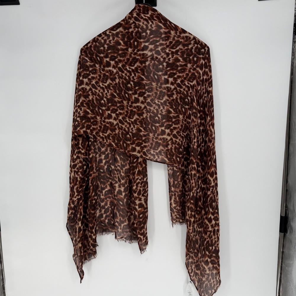 3 pc set Isaac Mizrahi Quilted Barn Jacket Leopard scarf long sl shirt Reversibl - Picture 9 of 14